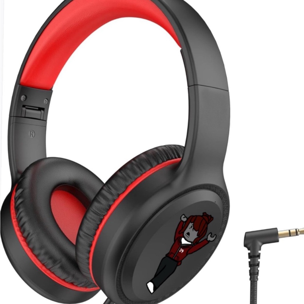 Roblox Headphones Red/Black Portable Laptop Computer Tablet Phone